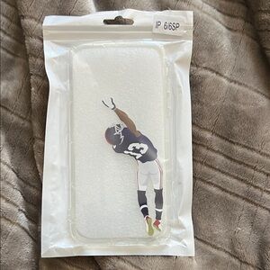 Dynamic Football Player Clear Phone Case for iPhone 6/6S